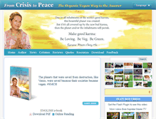 Tablet Screenshot of crisis2peace.org